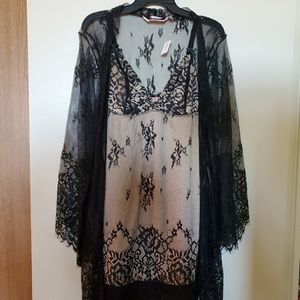 la Vie en Rose lace night dress 2 piece